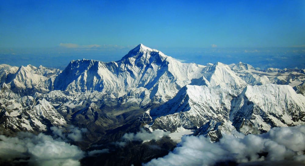 ‘It makes sense that Jonas’ life and the whole narrative culminate in Jonas climbing Mount Everest.’ // Wikimedia