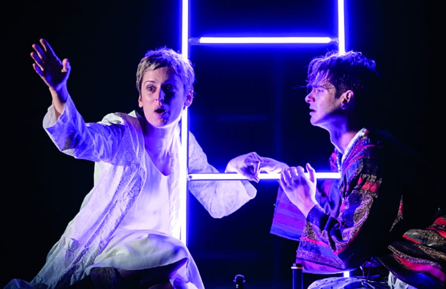 Denise Gough and Andrew Garfield in Angels in America // Helen Maybanks