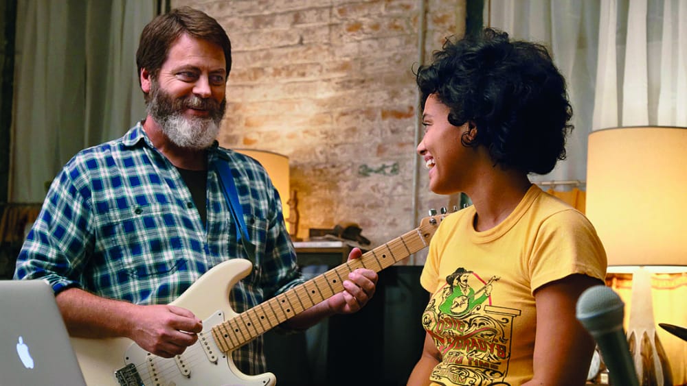 Ron Swanson adds playing guitar to his list of favourite things // Sundance