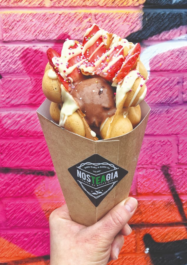 Nosteagia offer bubble waffles in Shoreditch // Flikr/Marco Verch