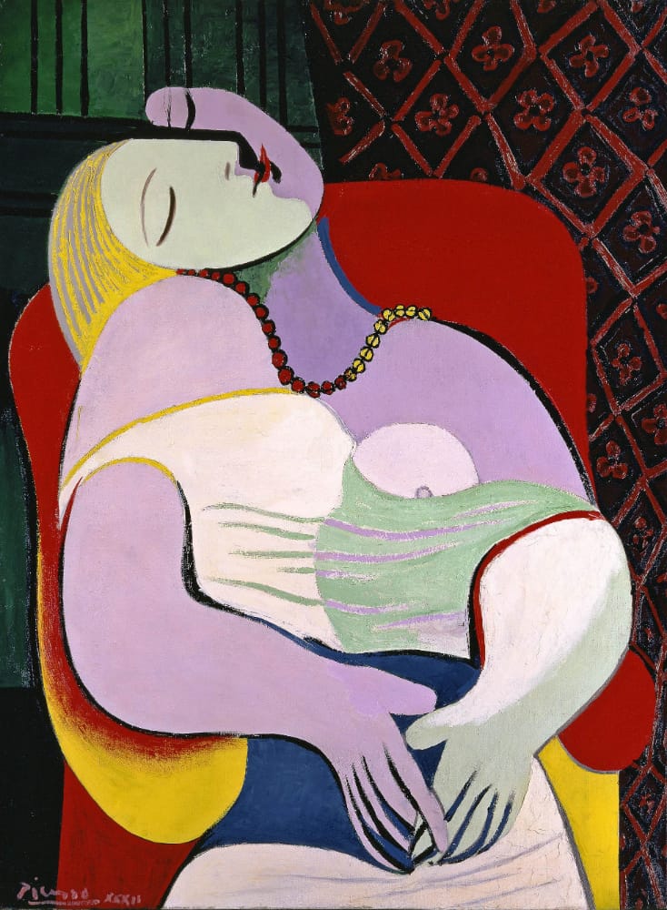 Le Reve (The Dream), Pablo Picasso, 1932 // The Penrose Collection; Succession Picasso/DACS London, 2018