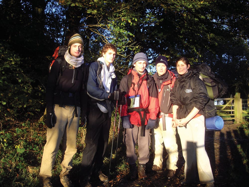 From left: Alex Kendall, Andrew Elliott, Nathaniel Bottrell, Sietse Braakman, and Heather Jones. 6th member Alistair Cott not pictured