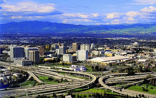 Silicon Valley, just south of the San Fransisco Bay Area CA, got its name as the birthplace of a large number of silicon chip manufacturers