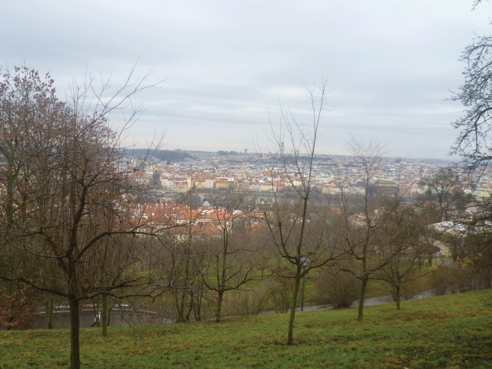 The view of Prague from Petrin Hill