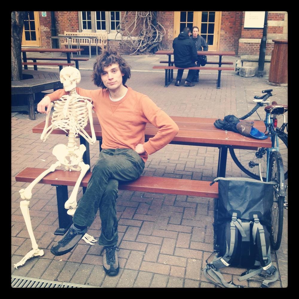 The day Reuben Gibbons dropped off his skeleton