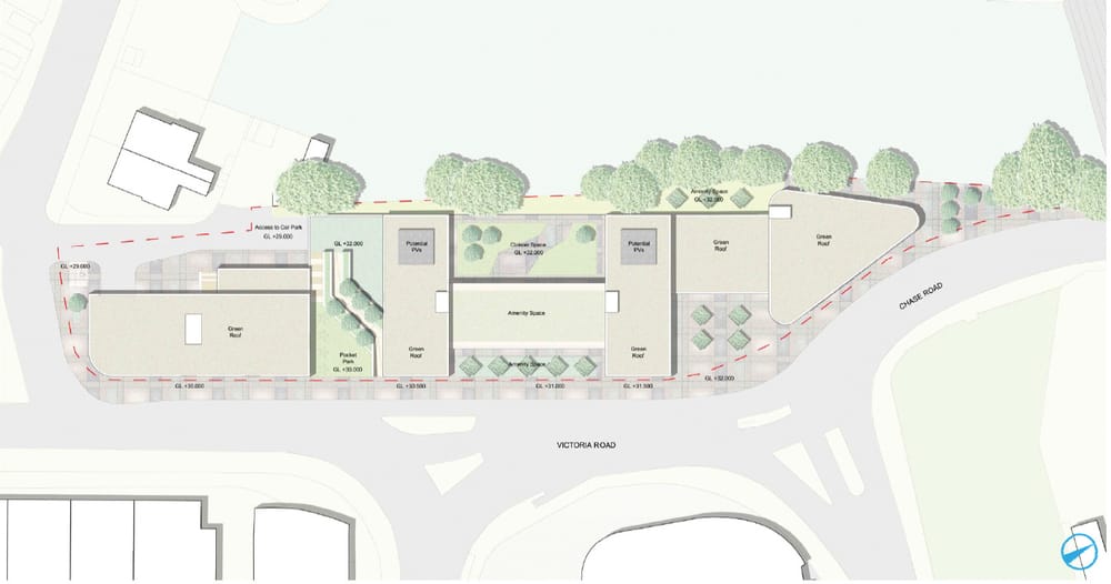 Master plan for North Acton Halls