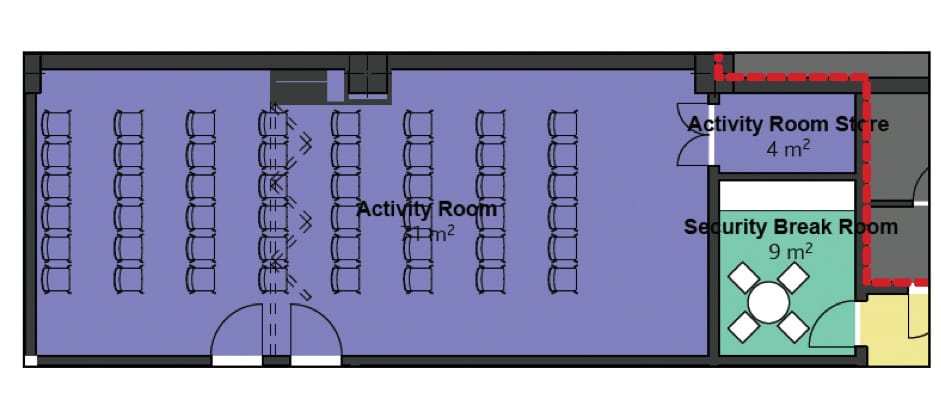 A floor plan of Sherfield