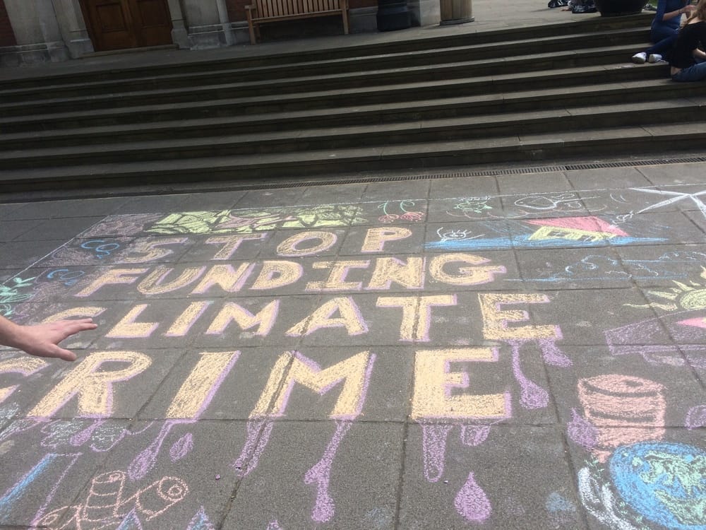 It's unclear how long the chalk mural persisted in the humid London environment and whether a clean-up crew had to come assist the inconsiderate summer weather