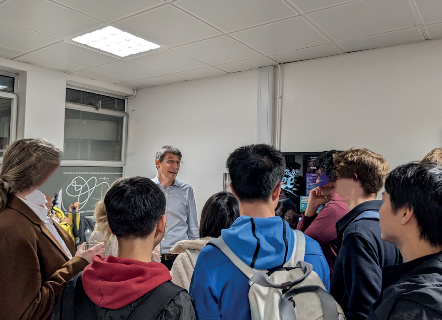 Nobel Prize winner Didier Queloz visits Imperial