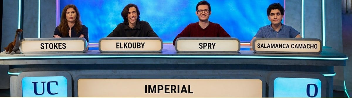 Imperial comes out swinging with first University Challenge win