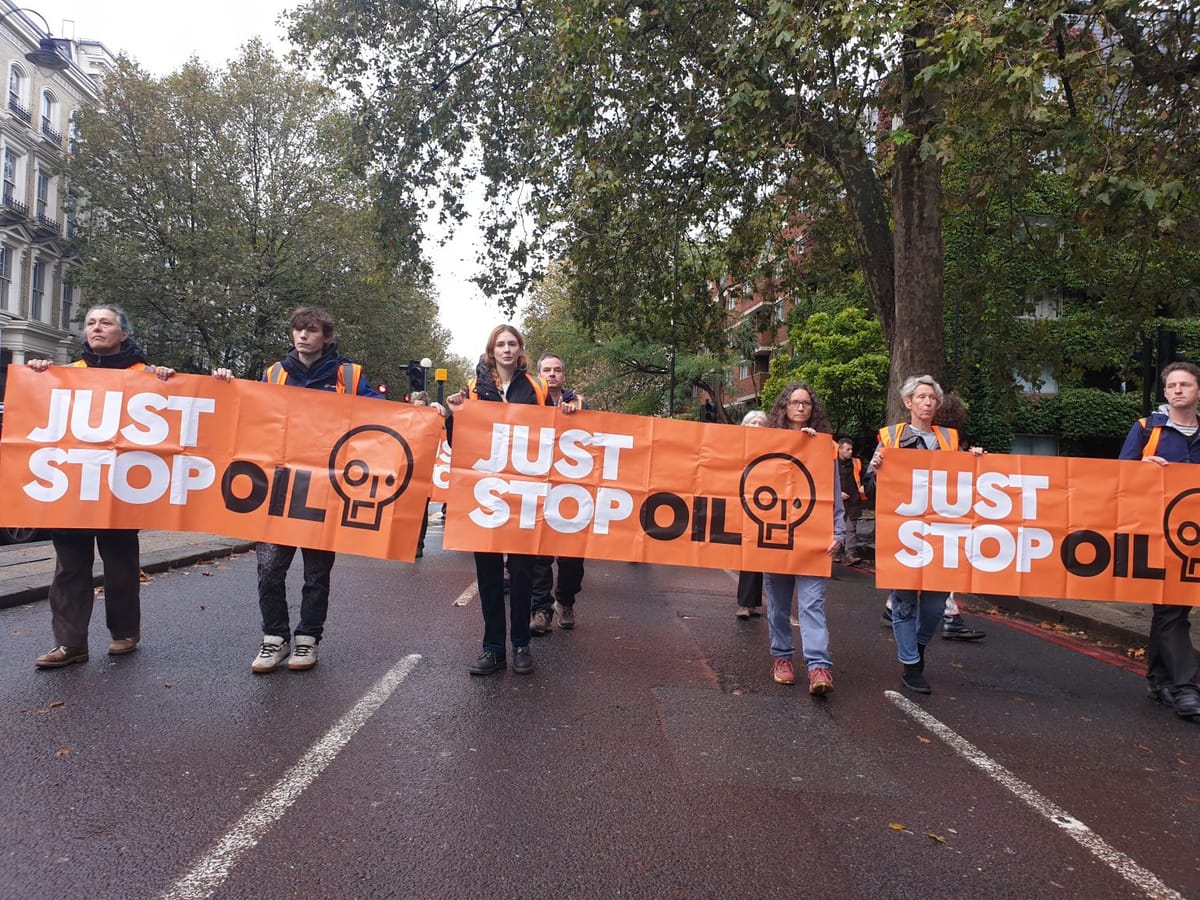 Just Stop Oil back in South Kensington