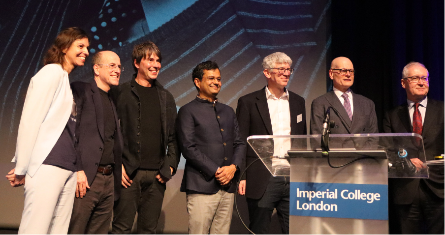 Brian Cox visits Imperial to honour Abdus Salam