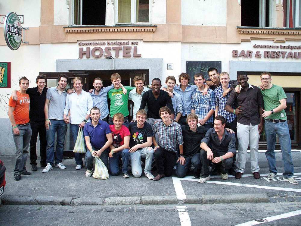 Footballers spread culture to Budapest and Bratislava...