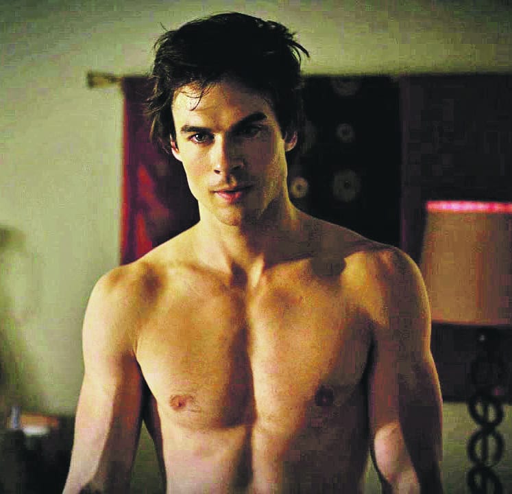 The actor who plays the hero off-screen instead of on – Ian Somerhalder