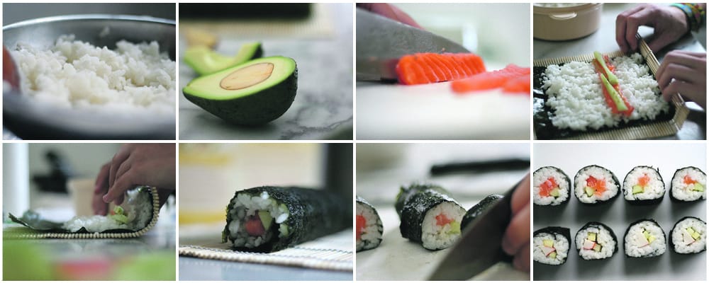 Homemade sushi
