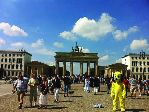 Bustling in vibrant Berlin
