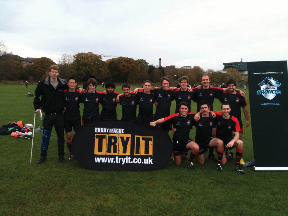 Rugby League play first ever game