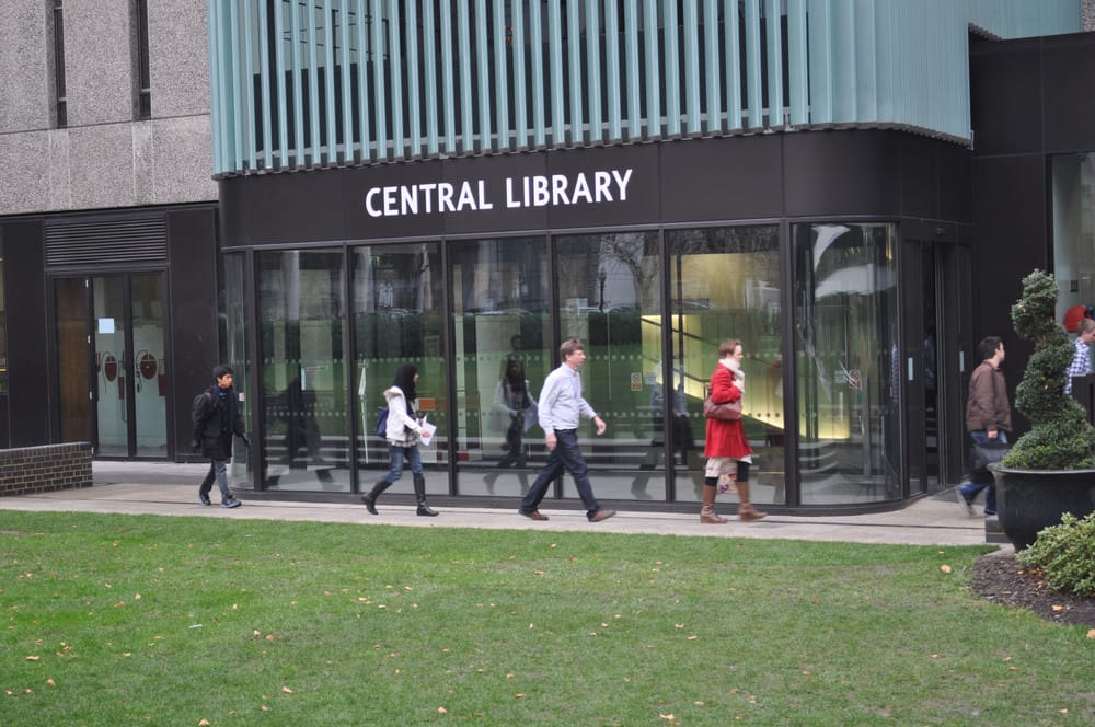 New library door, satisfaction skyrockets?
