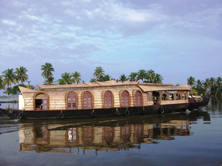 Cruising up the backwaters