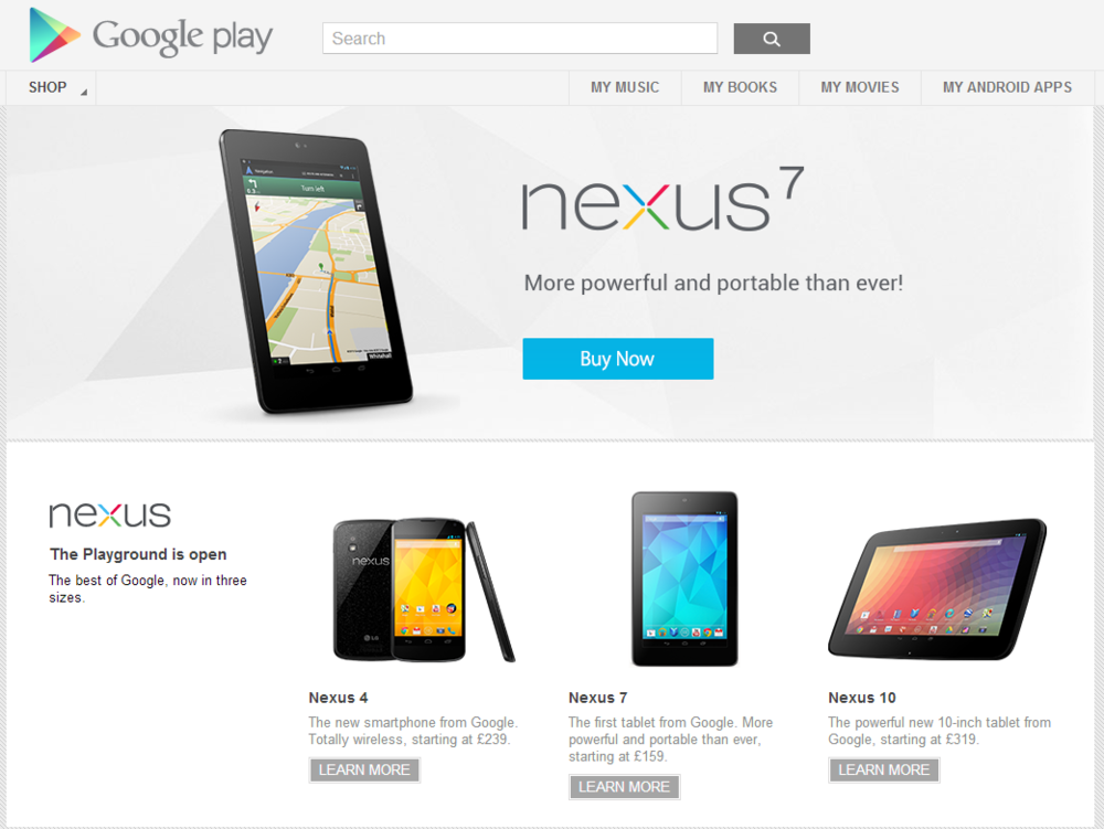 More Jelly Bean and a new family of Nexus
