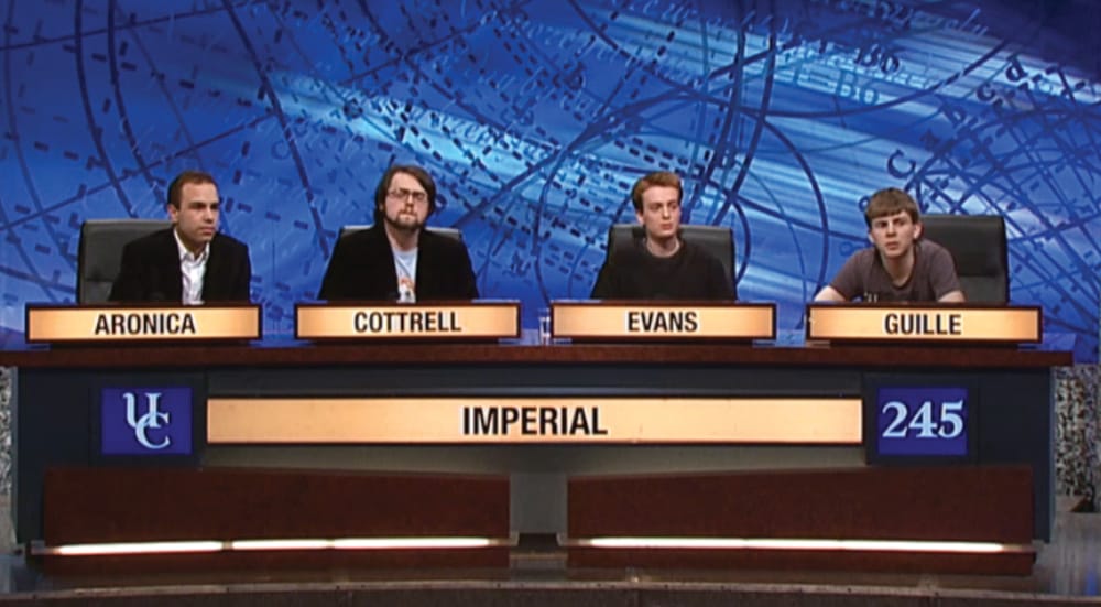 With the University Challenge team coasting into the next round, the team for next year is chosen
