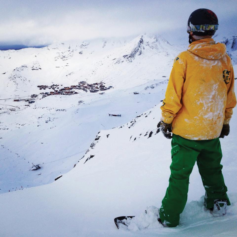 Carving it up in Val Thorens