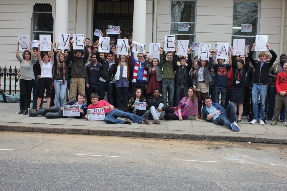 Protest over Garden closure
