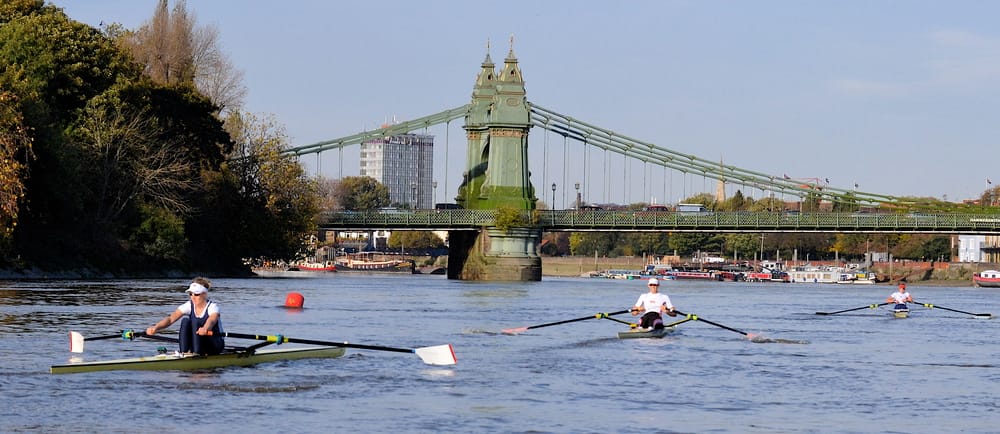 Imperial competes in The 174th Wingfield Sculls rowing race