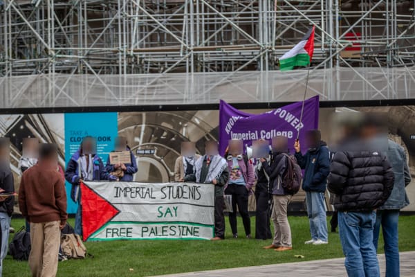 Dual protests at the Science Museum and Queens Lawn