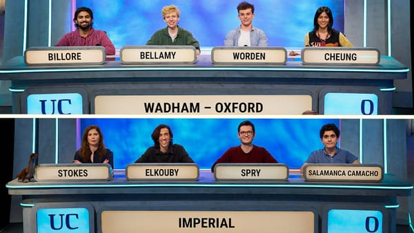 University Challenge: Imperial demolishes Wadham College