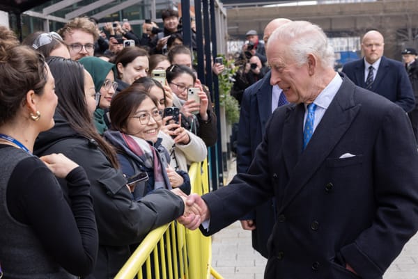 King Charles Visits Imperial College London. King Charles visits Imperial College