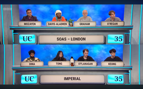 University Challenge: Imperial dominates SOAS in qualifying round