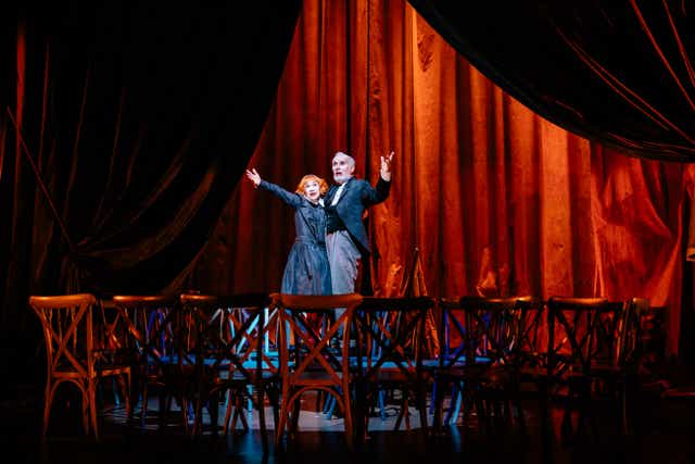 The Chairs At The Almeida Kathryn Hunter And Marcello Magni  Photo Helen Murray 1