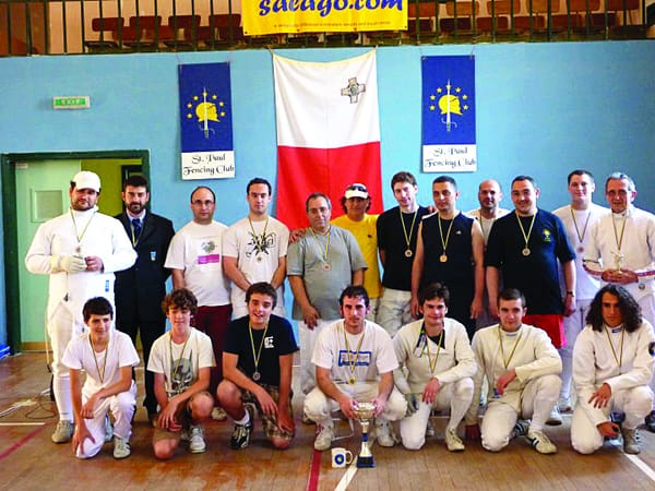 Fencers return from Malta with most of their gold