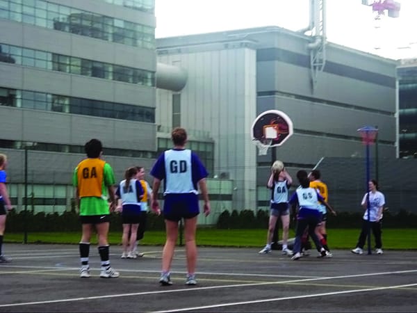 Rugby exec beat netball girls at their first annual Netball Fun Day