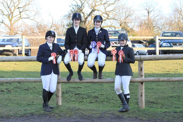 Equestrian team gallop to victory