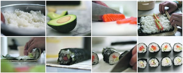 Homemade sushi
