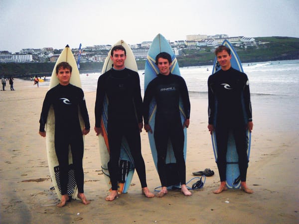 Sun, sea and sand. A surfer’s paradise