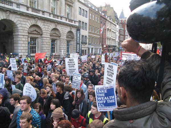 Students take to the streets