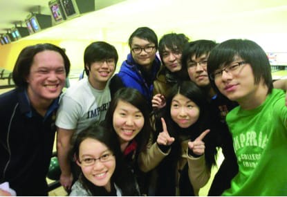 First ever Imperial all-ladies bowling team