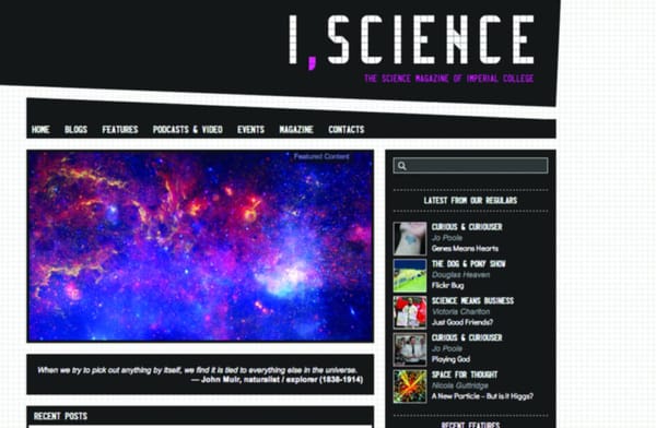 I,Science magazine nominated for website of the year
