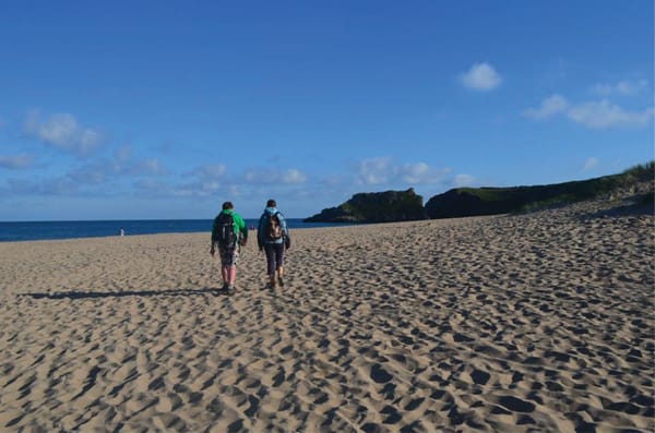 Sun, sea, sand: Fellwanderers hike Pembrokeshire