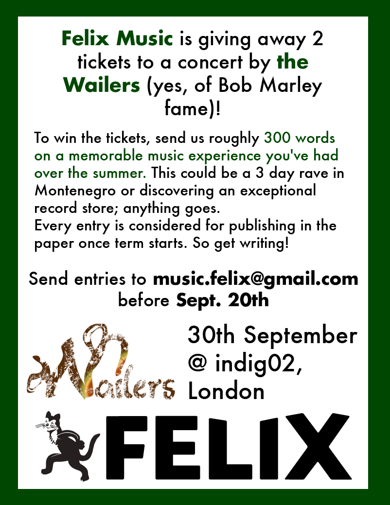 Competition: Win 2 Tickets to See the Wailers
