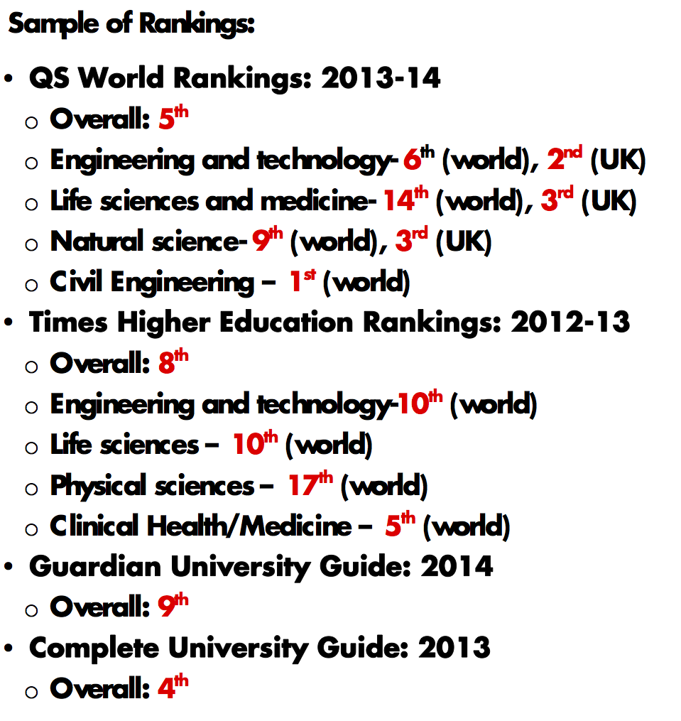 University Rankings and what to (not) make of them
