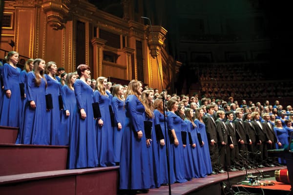 On tour with the National Youth Choir
