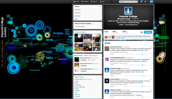 Imperial’s New Twitter Tool
