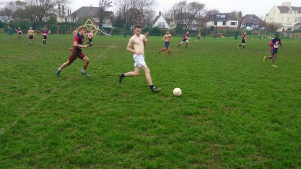 ICUAFC go on tour to Brighton’s beachside clubs... And play some football as well.