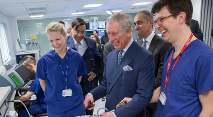 Prince Charles opens new centre at St. Mary’s
