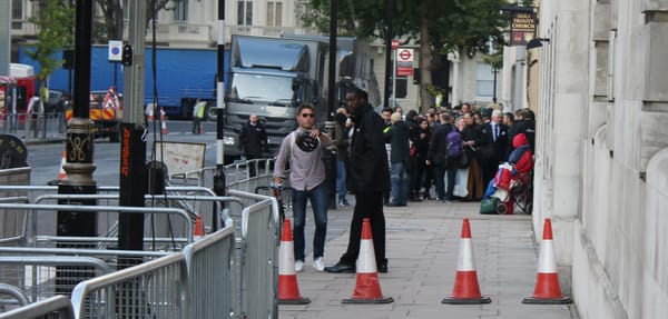 We talk to the mega fans who camped out on Prince Consort Road for the Bond premiere
