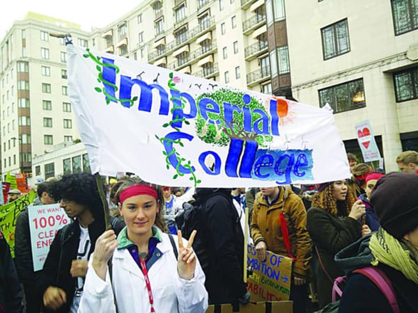 Imperial represents at climate march
